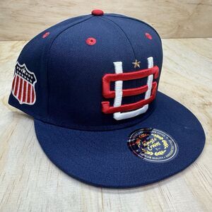 NEW USA Rings Crwns United States Country Pride Fitted Cap Hat Blue sz 7 5/8